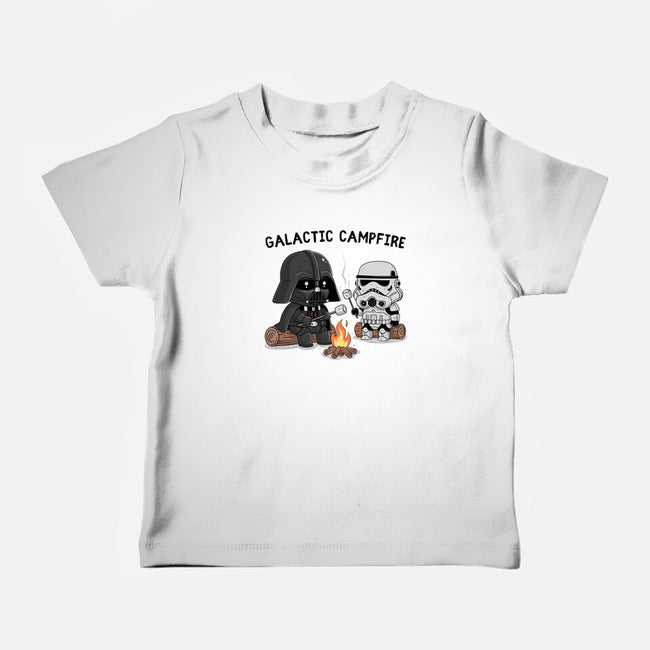 Galactic Campfire-Baby-Basic-Tee-GODZILLARGE