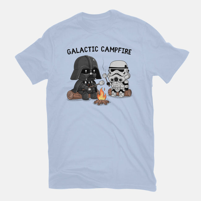 Galactic Campfire-Mens-Heavyweight-Tee-GODZILLARGE