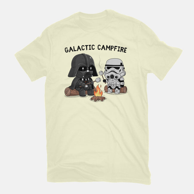 Galactic Campfire-Mens-Basic-Tee-GODZILLARGE