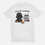 Galactic Campfire-Womens-Fitted-Tee-GODZILLARGE