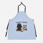 Galactic Campfire-Unisex-Kitchen-Apron-GODZILLARGE