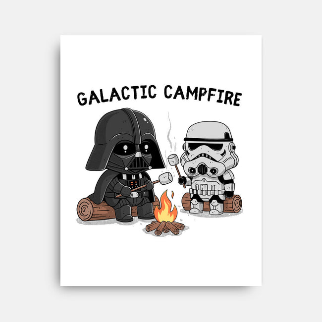 Galactic Campfire-None-Stretched-Canvas-GODZILLARGE