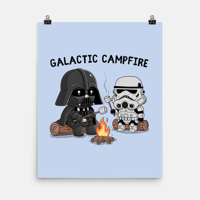 Galactic Campfire-None-Matte-Poster-GODZILLARGE