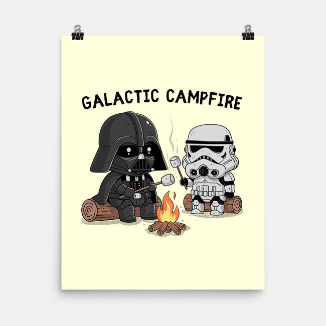 Galactic Campfire-None-Matte-Poster-GODZILLARGE