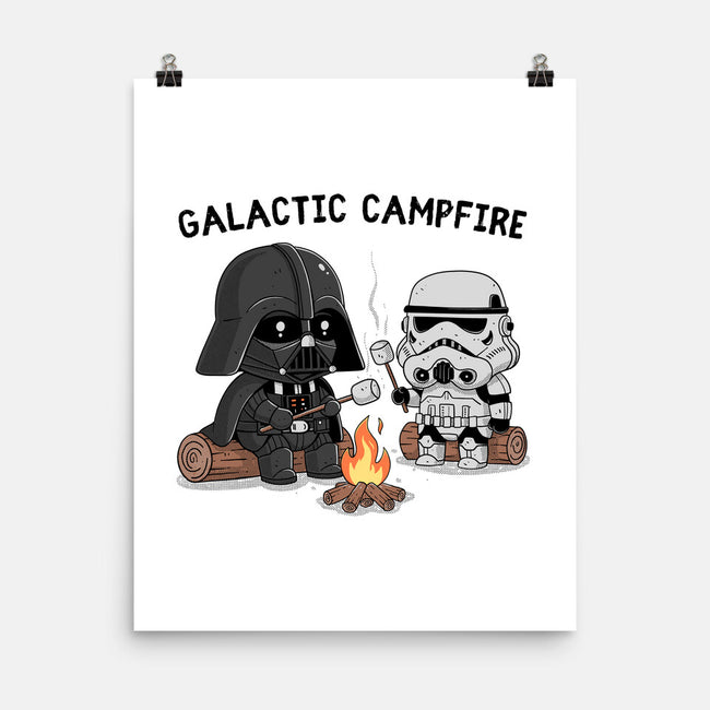 Galactic Campfire-None-Matte-Poster-GODZILLARGE