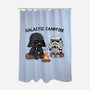 Galactic Campfire-None-Polyester-Shower Curtain-GODZILLARGE