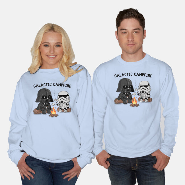 Galactic Campfire-Unisex-Crew Neck-Sweatshirt-GODZILLARGE