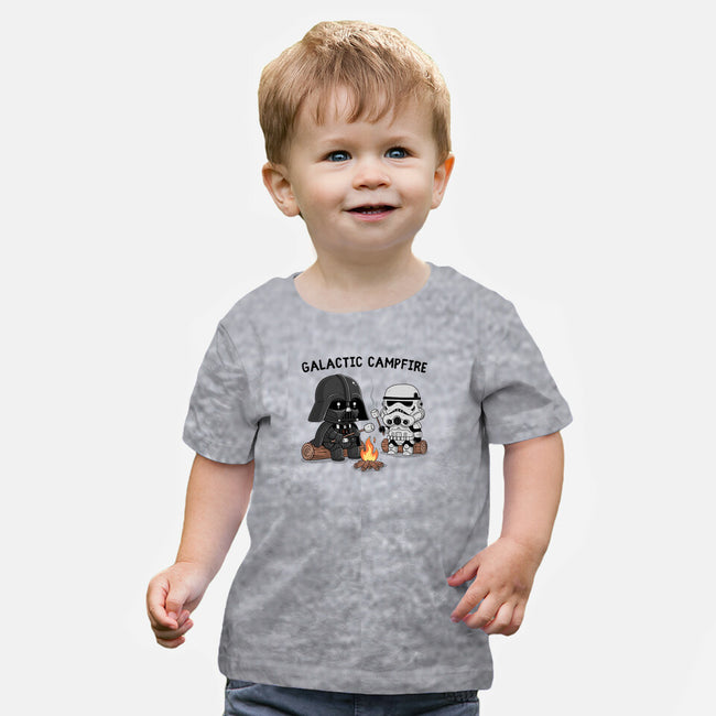 Galactic Campfire-Baby-Basic-Tee-GODZILLARGE