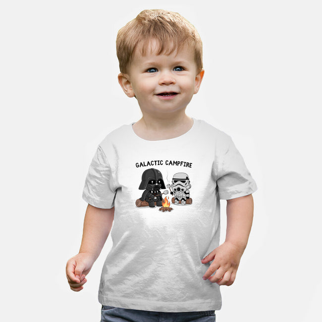 Galactic Campfire-Baby-Basic-Tee-GODZILLARGE