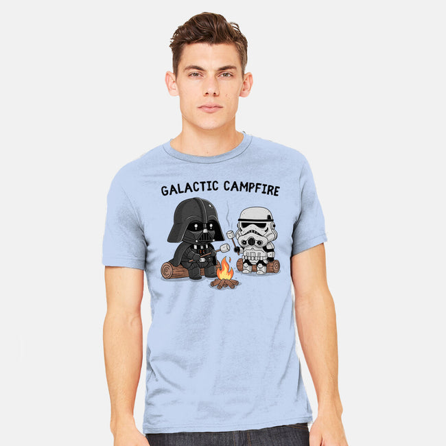 Galactic Campfire-Mens-Heavyweight-Tee-GODZILLARGE