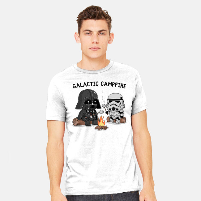 Galactic Campfire-Mens-Heavyweight-Tee-GODZILLARGE
