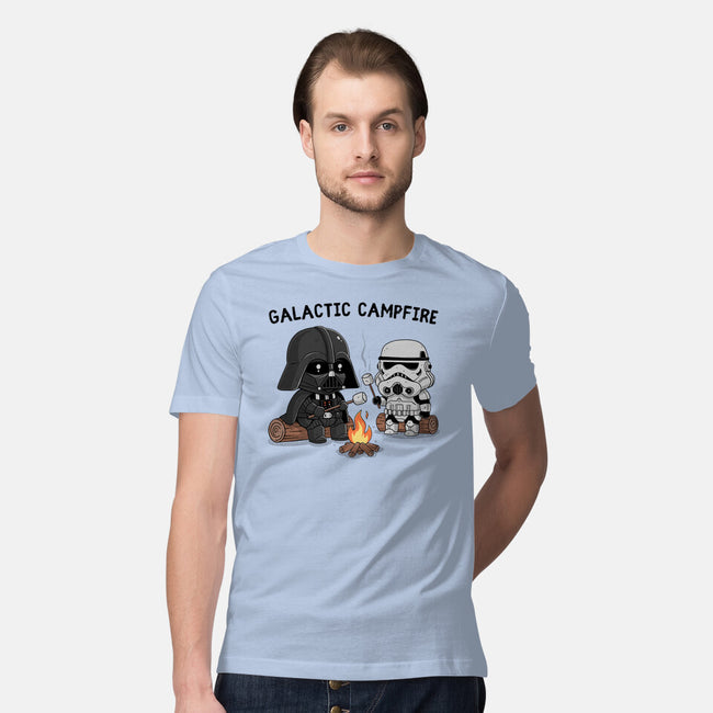Galactic Campfire-Mens-Premium-Tee-GODZILLARGE