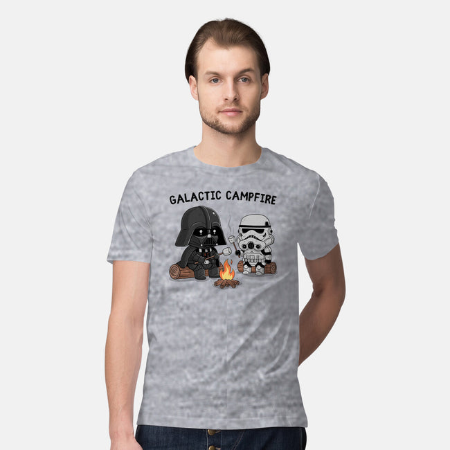 Galactic Campfire-Mens-Premium-Tee-GODZILLARGE