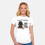Galactic Campfire-Womens-Fitted-Tee-GODZILLARGE