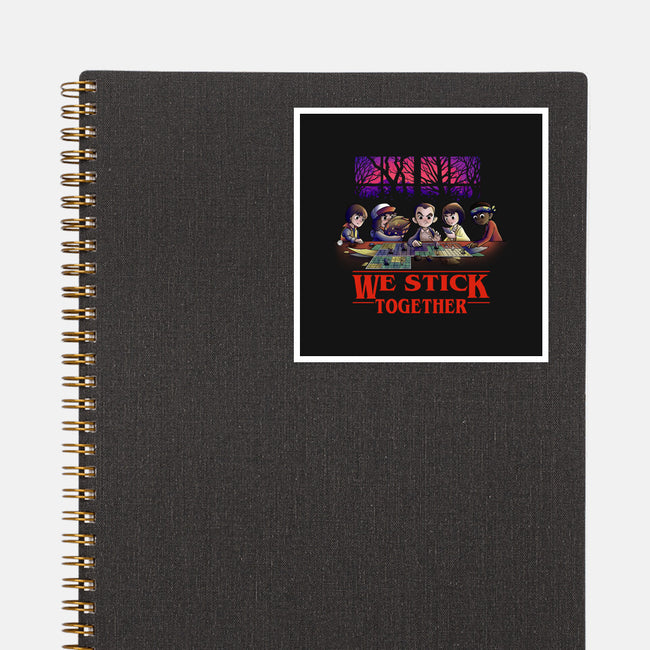 We Stick Together-None-Glossy-Sticker-fanfabio