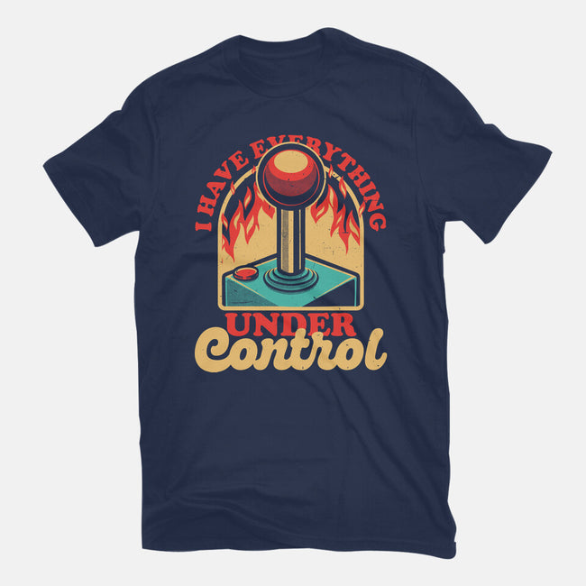 Joystick Fire Control Funny-Unisex-Basic-Tee-Studio Mootant
