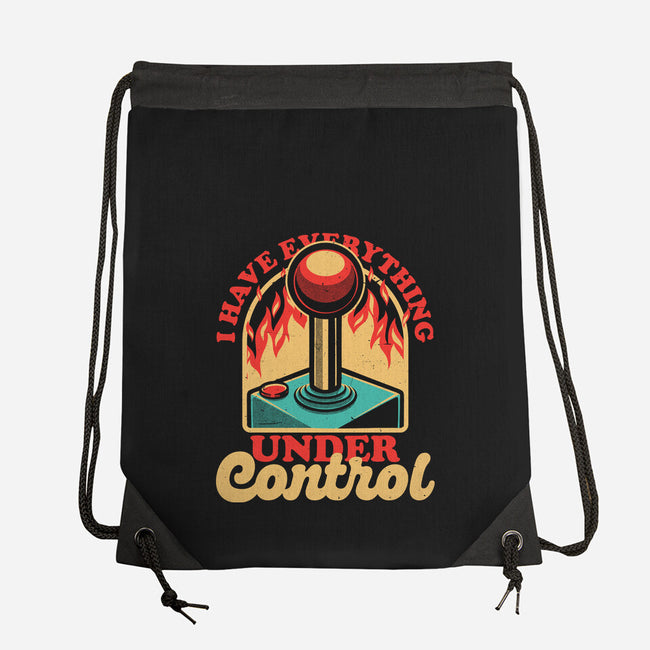 Joystick Fire Control Funny-None-Drawstring-Bag-Studio Mootant