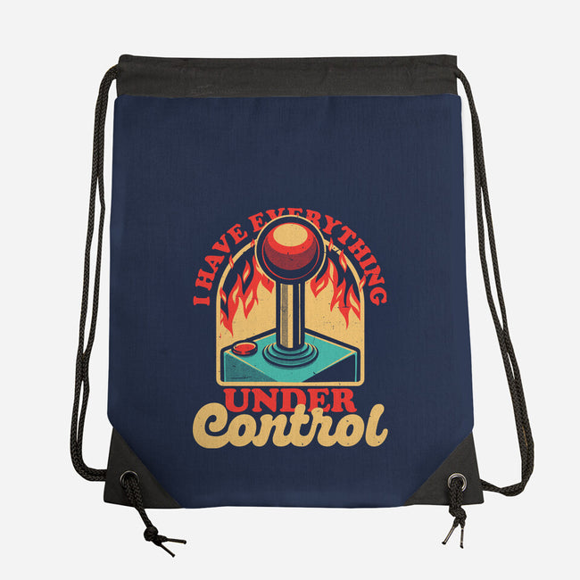 Joystick Fire Control Funny-None-Drawstring-Bag-Studio Mootant