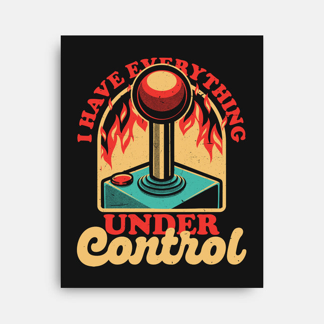 Joystick Fire Control Funny-None-Stretched-Canvas-Studio Mootant