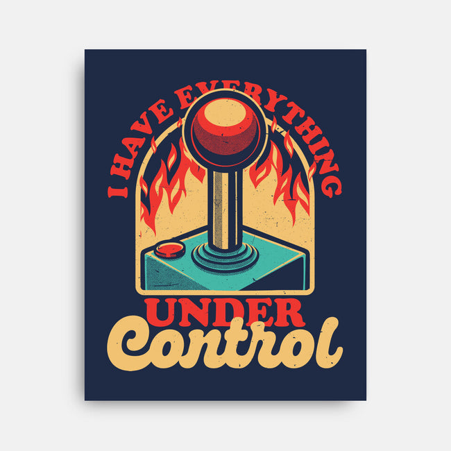Joystick Fire Control Funny-None-Stretched-Canvas-Studio Mootant