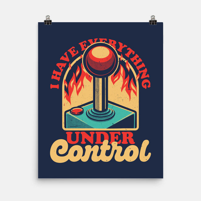 Joystick Fire Control Funny-None-Matte-Poster-Studio Mootant