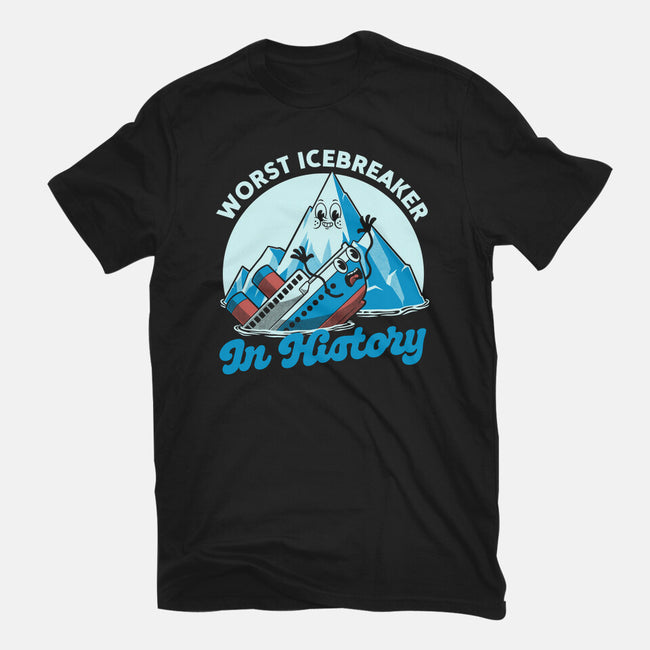 Iceberg Ship Joke-Womens-Fitted-Tee-Studio Mootant
