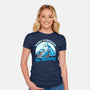 Iceberg Ship Joke-Womens-Fitted-Tee-Studio Mootant