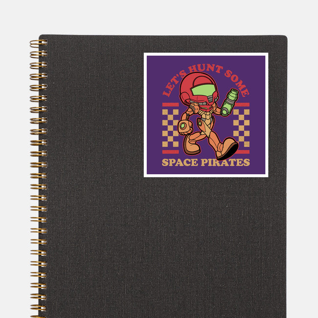 Game Mascot Intergalatic Hunter-None-Glossy-Sticker-Studio Mootant