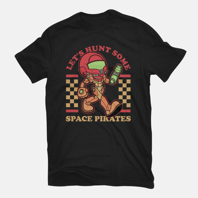 Game Mascot Intergalatic Hunter-Womens-Fitted-Tee-Studio Mootant