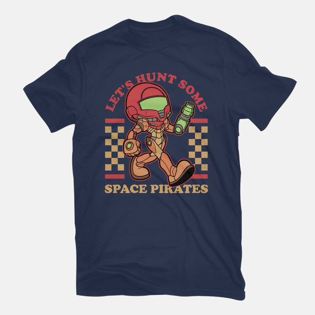 Game Mascot Intergalatic Hunter-Womens-Fitted-Tee-Studio Mootant