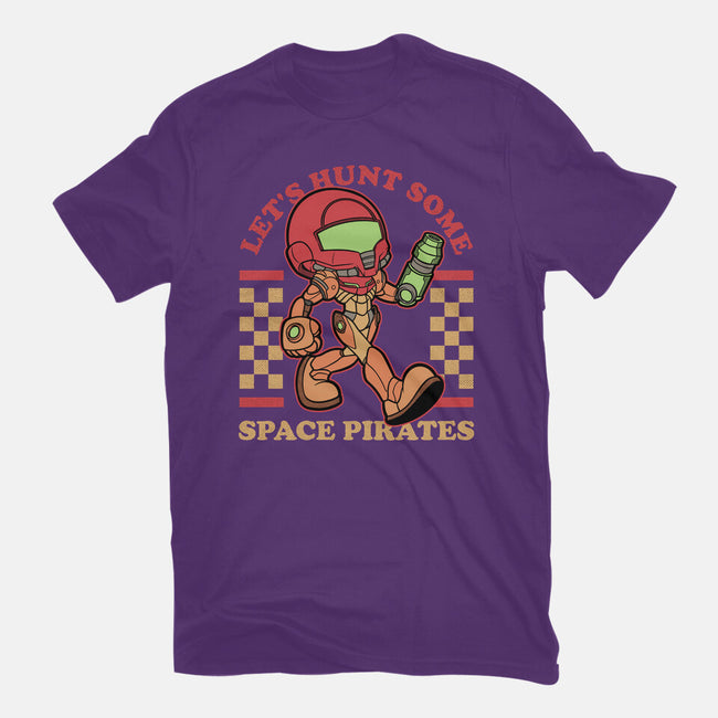Game Mascot Intergalatic Hunter-Womens-Fitted-Tee-Studio Mootant