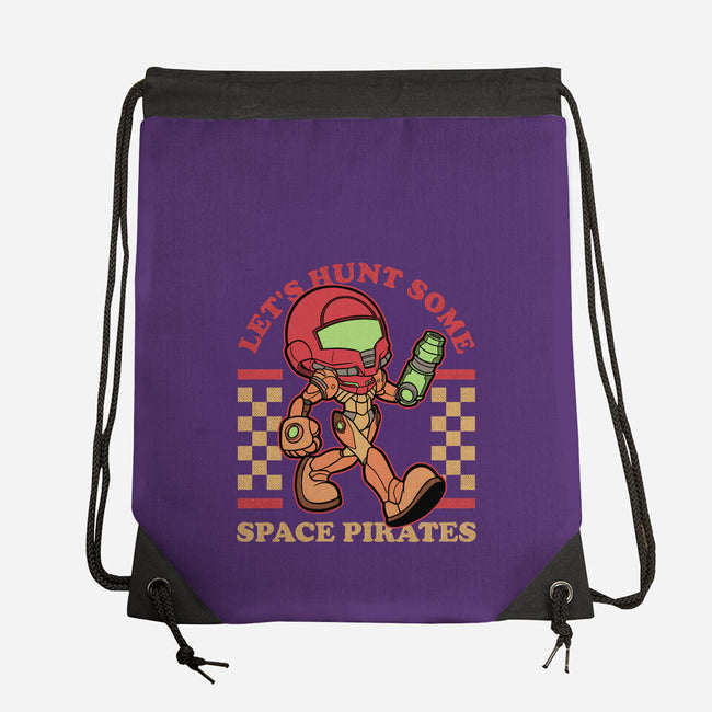 Game Mascot Intergalatic Hunter-None-Drawstring-Bag-Studio Mootant