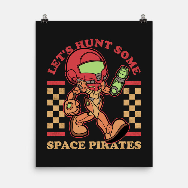 Game Mascot Intergalatic Hunter-None-Matte-Poster-Studio Mootant