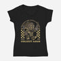 Game Mascot Big Protector-Womens-V-Neck-Tee-Studio Mootant