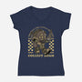 Game Mascot Big Protector-Womens-V-Neck-Tee-Studio Mootant
