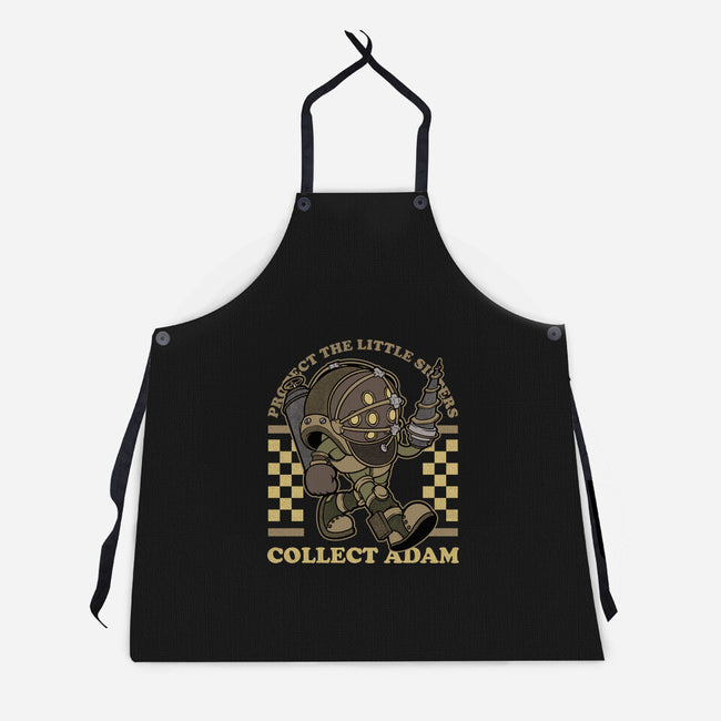 Game Mascot Big Protector-Unisex-Kitchen-Apron-Studio Mootant