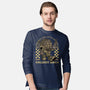 Game Mascot Big Protector-Mens-Long Sleeved-Tee-Studio Mootant