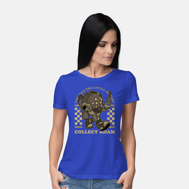 Game Mascot Big Protector-Womens-Basic-Tee-Studio Mootant