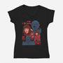 Messed With The Wrong Family-Womens-V-Neck-Tee-Bee Moraes Art