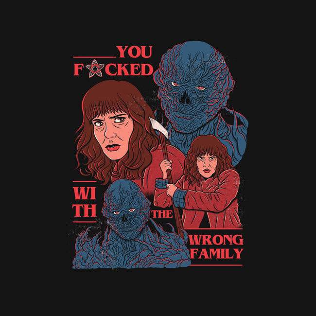 Messed With The Wrong Family-None-Stretched-Canvas-Bee Moraes Art