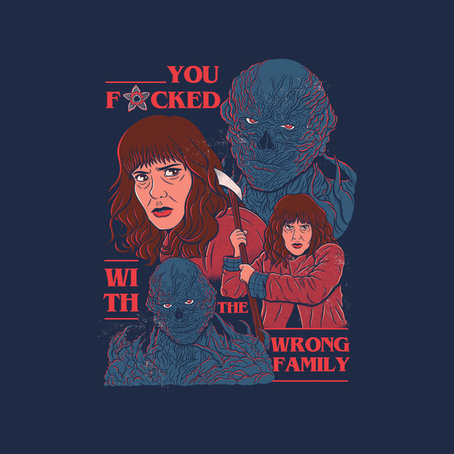 Messed With The Wrong Family-None-Stretched-Canvas-Bee Moraes Art