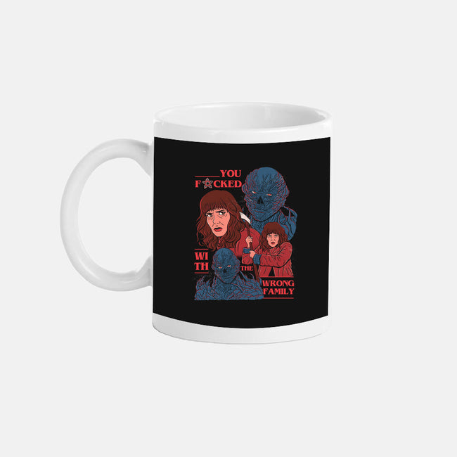 Messed With The Wrong Family-None-Mug-Drinkware-Bee Moraes Art