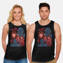 Messed With The Wrong Family-Unisex-Basic-Tank-Bee Moraes Art
