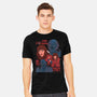 Messed With The Wrong Family-Mens-Heavyweight-Tee-Bee Moraes Art
