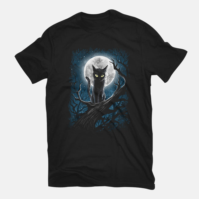 The Guardian Of The Moon-Mens-Basic-Tee-zascanauta