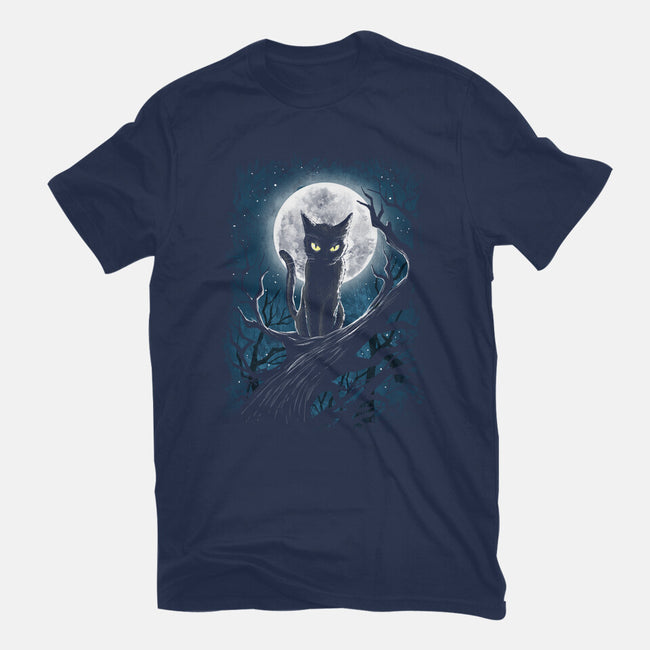 The Guardian Of The Moon-Mens-Basic-Tee-zascanauta
