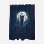 The Guardian Of The Moon-None-Polyester-Shower Curtain-zascanauta