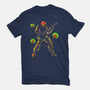 Samus And The Metroids-Mens-Basic-Tee-kharmazero
