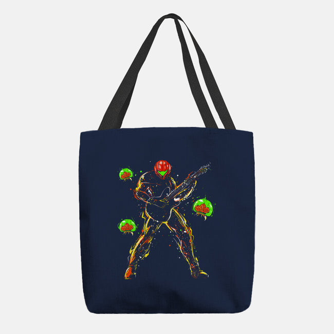 Samus And The Metroids-None-Basic Tote-Bag-kharmazero