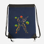 Samus And The Metroids-None-Drawstring-Bag-kharmazero